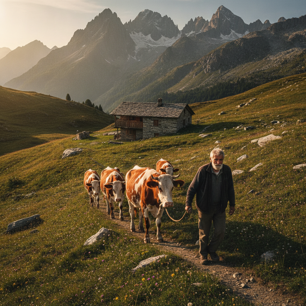 I giardinieri della montagna: viaggio negli alpeggi della Fontina DOP