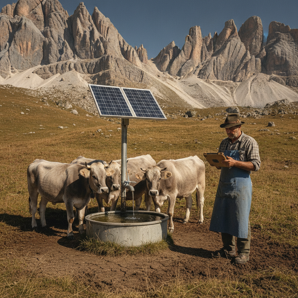 La crisi idrica sta cambiando l’allevamento di montagna