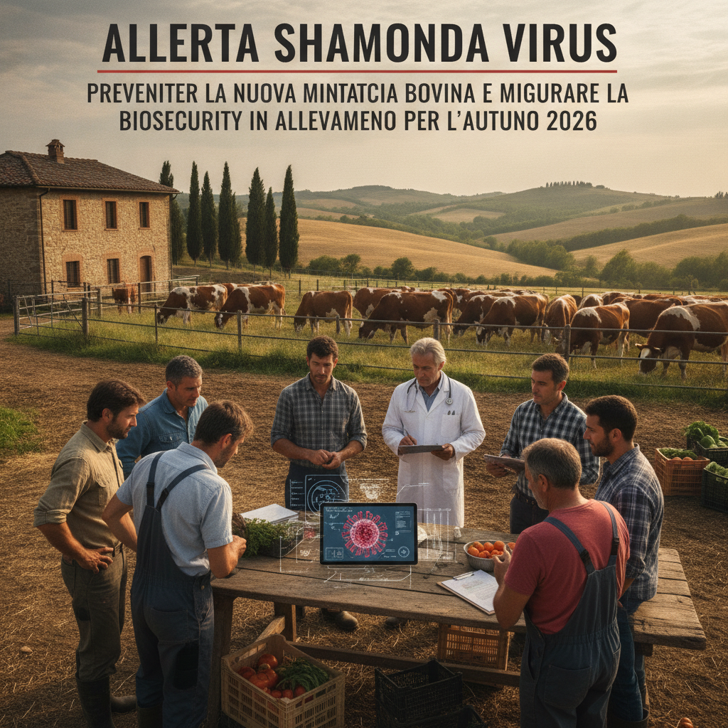 Allerta Shamonda Virus: Prevenire la Nuova Minaccia Bovina e Migliorare la Biosecurity in Allevamento per l'Autunno 2026