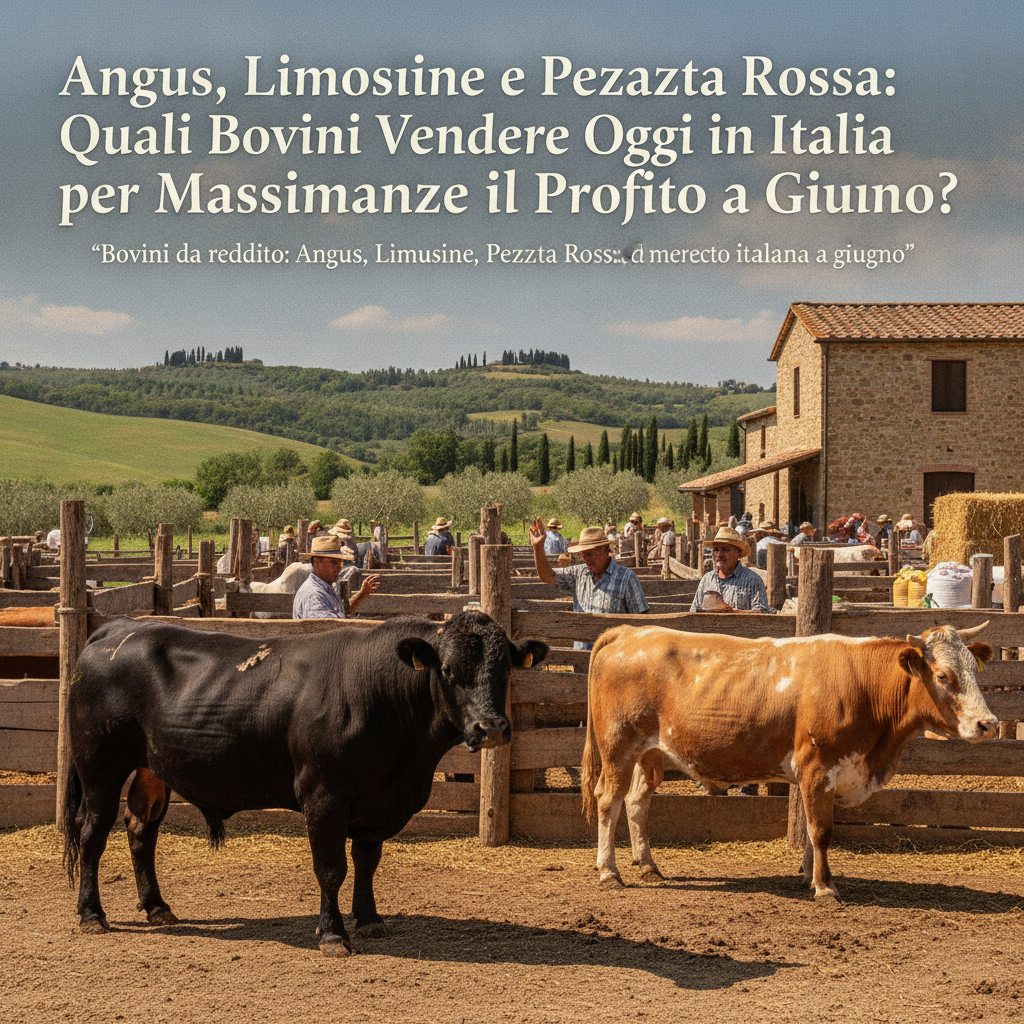 Angus, Limousine e Pezzata Rossa: Quali Bovini Vendere Oggi in Italia per Massimizzare il Profitto a Giugno?