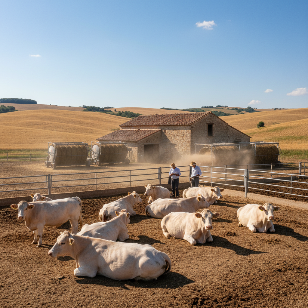 Bovini: Prevenire Polmonite e Parassiti con Caldo Secco di Giugno (Consigli Veterinari)