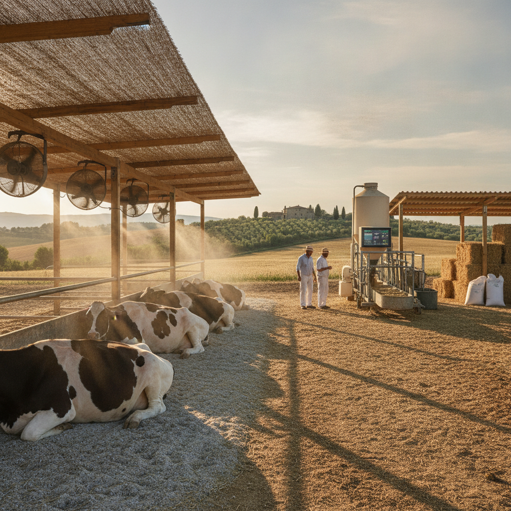 Caldo estivo e bovine gravide: nuove strategie di alimentazione e gestione per giugno 2026