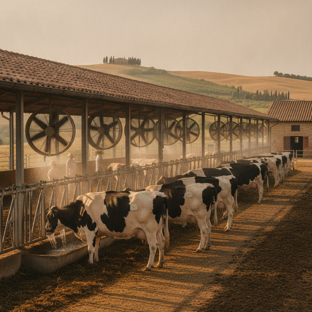 Caldo Estivo e Bovine Gravide: Prevenire lo Stress da Calore per la Salute della Mandria