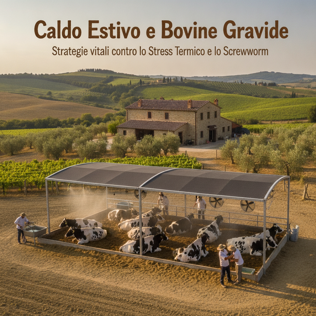 Caldo Estivo e Bovine Gravide: Strategie vitali contro lo Stress Termico e lo Screwworm