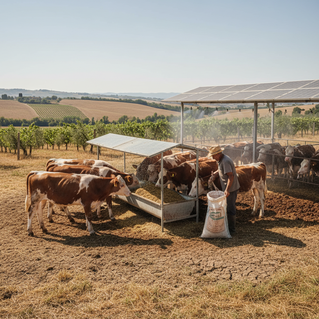 Caldo Estivo e Siccità: Gestione e Alimentazione Vitelli da Ingrasso Maggio 2026