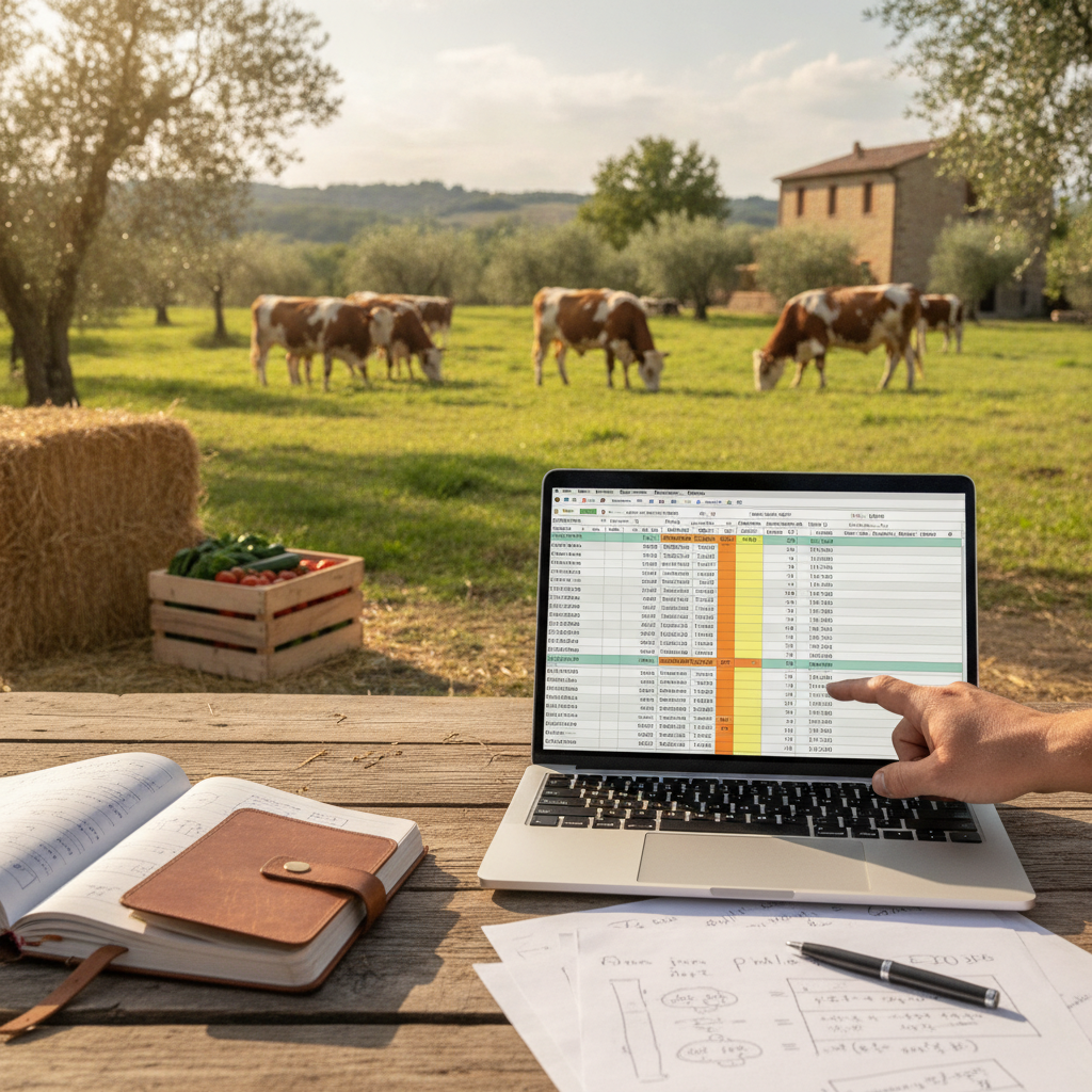 Come Costruire la Formula Excel per il Calcolo del Premio Biologico Bovini (Es. Vitellone 2026)
