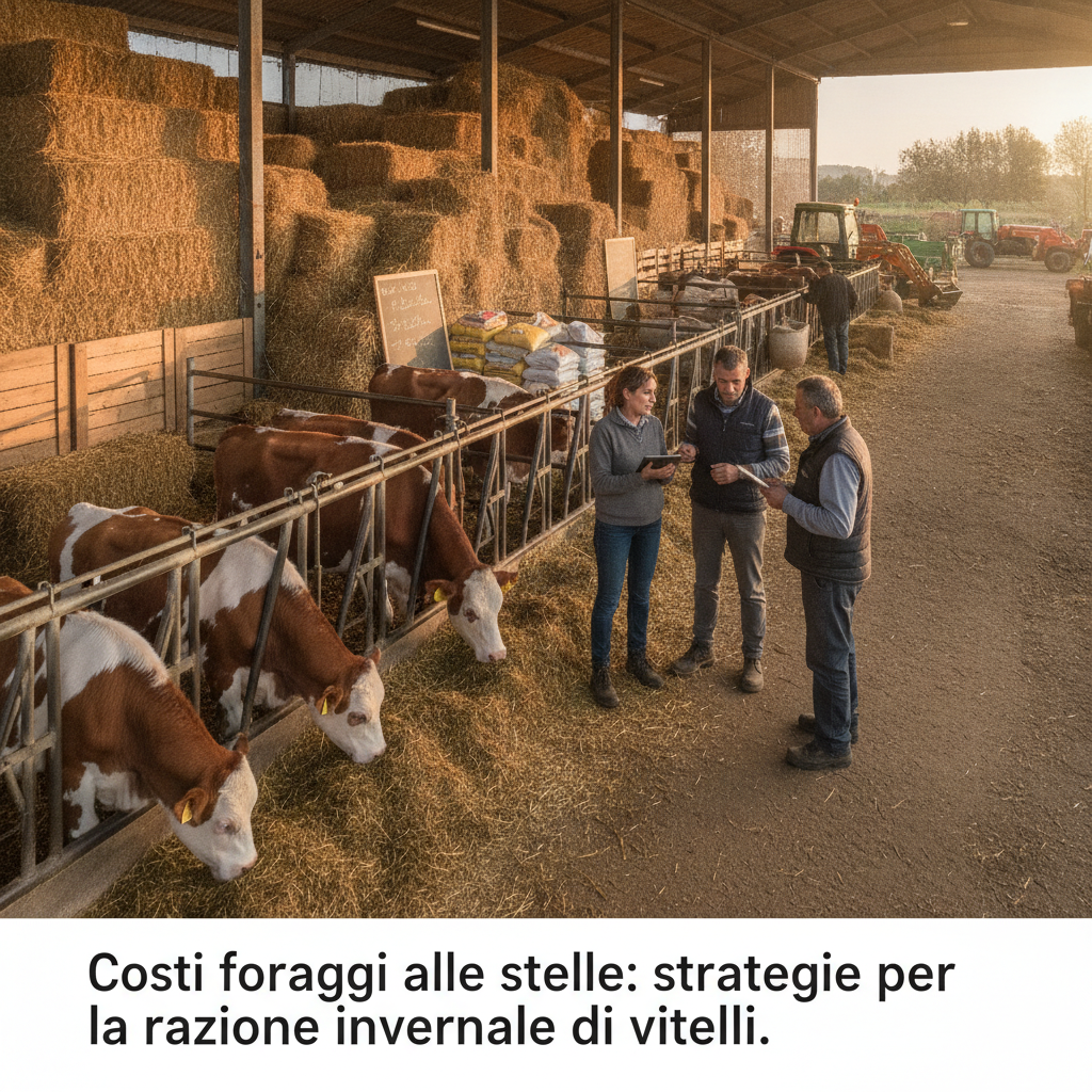 Costi foraggi alle stelle: 5 strategie urgenti per la razione invernale di vitelli e vitelloni a settembre 2026