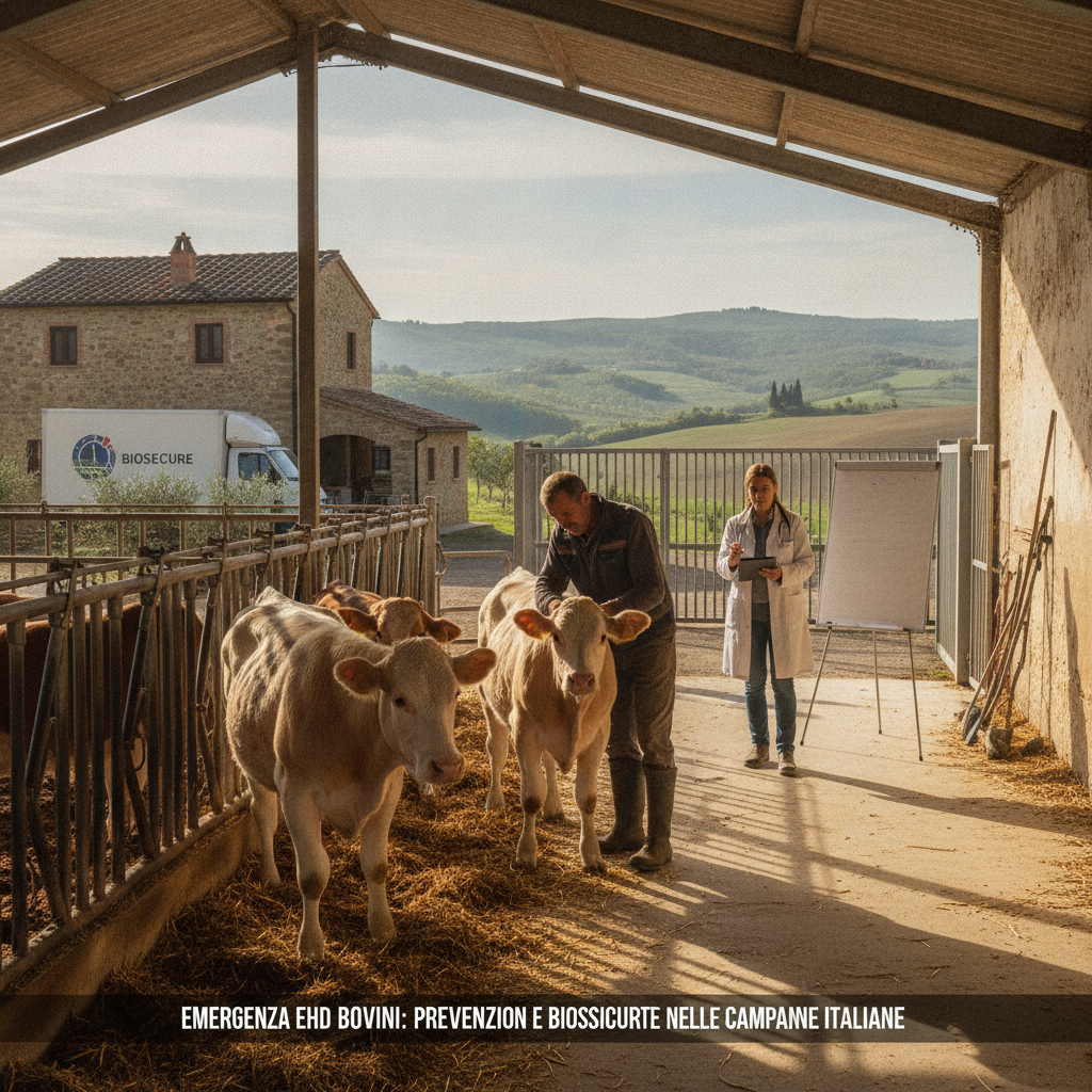 Emergenza EHD Bovini: Sintomi, Prevenzione e Strategie di Biosecurity per l'Autunno-Inverno 2026