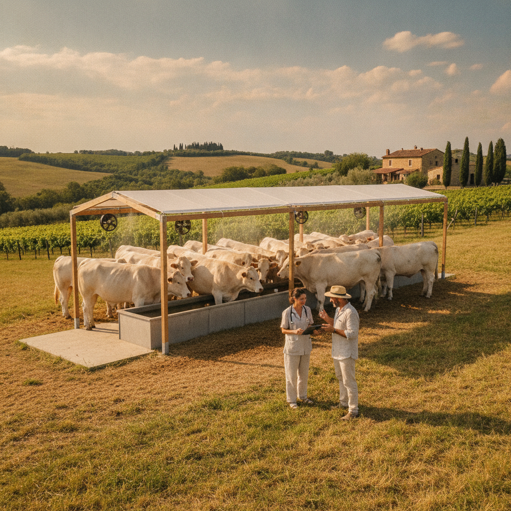 Estate 2026: Biosecurity Integrata per Bovini – Proteggi la Mandria da Miasi, Stress da Caldo e Siti d'Acqua