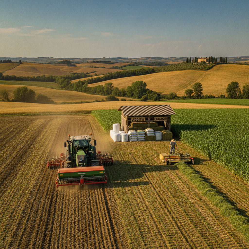 Foraggi Agosto: Semina Mais, Primi Sfalci e Additivi per Costi Invernali
