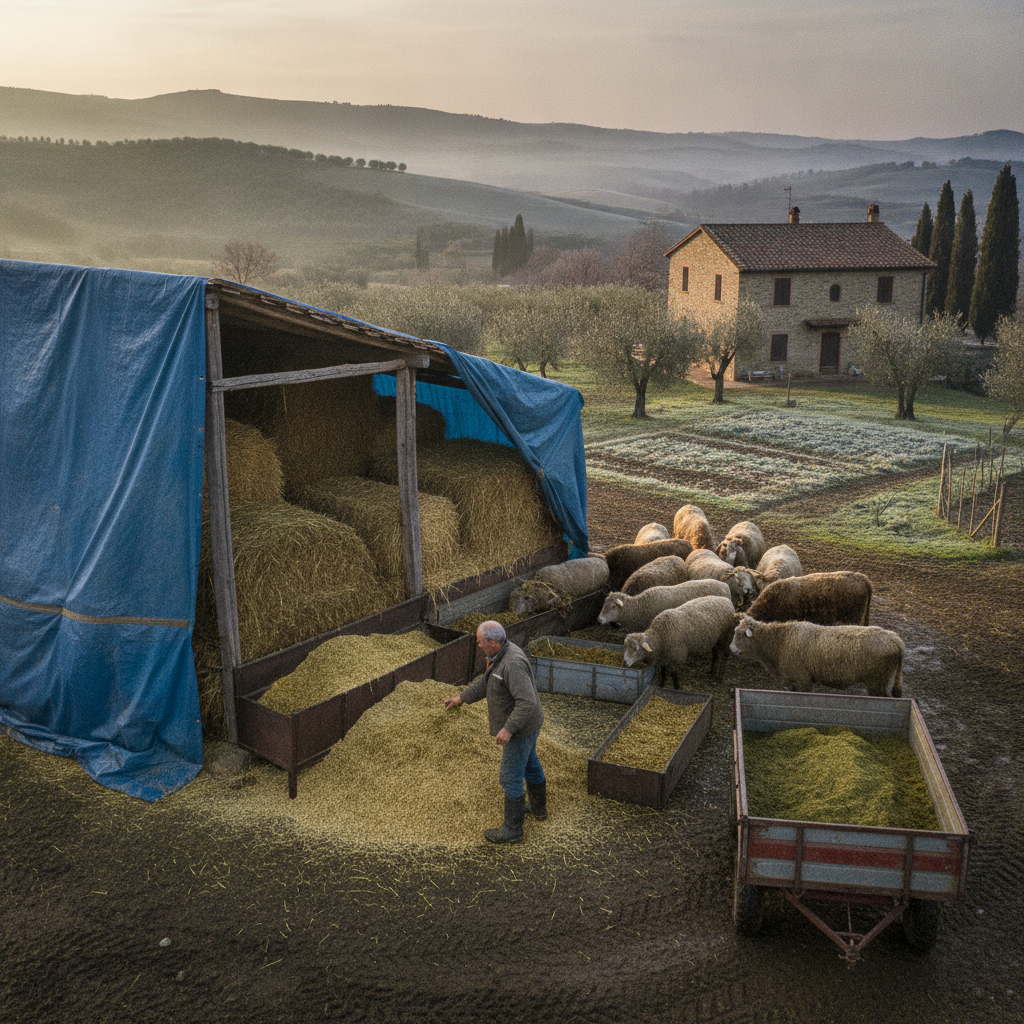 Foraggi e Razione Invernale 2026: Strategie Low-Cost Contro l'Aumento del Fieno