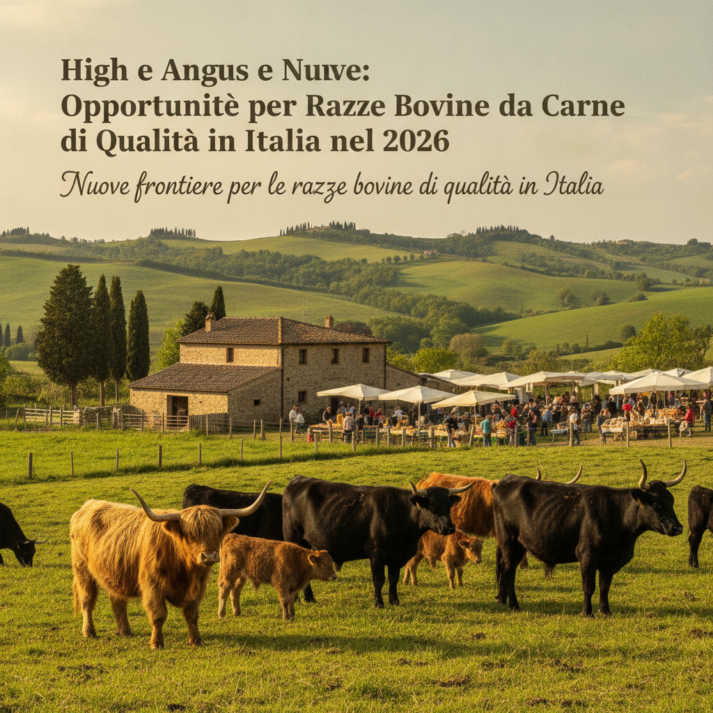 Highlander e Angus: Nuove Opportunità per Razze Bovine da Carne di Qualità in Italia nel 2026
