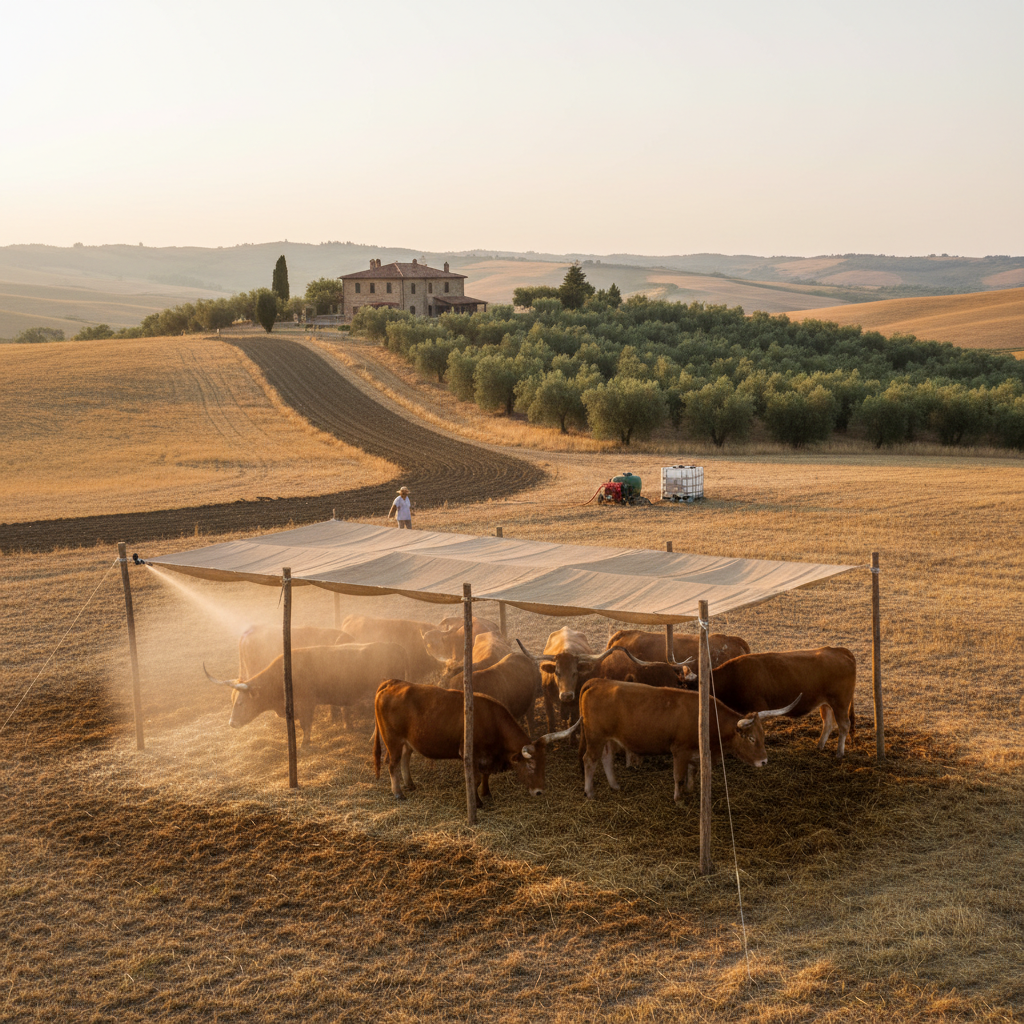 Legge Salute Animale 2026: Prevenire Incendi e Stress Estivo per i Bovini