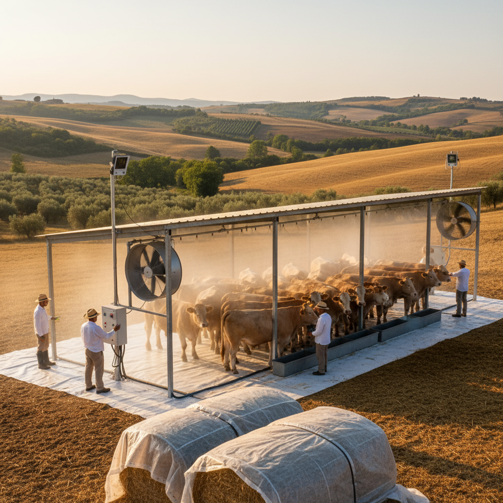 Legge Salute Animale 2026: Strategie Anti-Incendio e Stress da Caldo per Bovini a Norma EU.