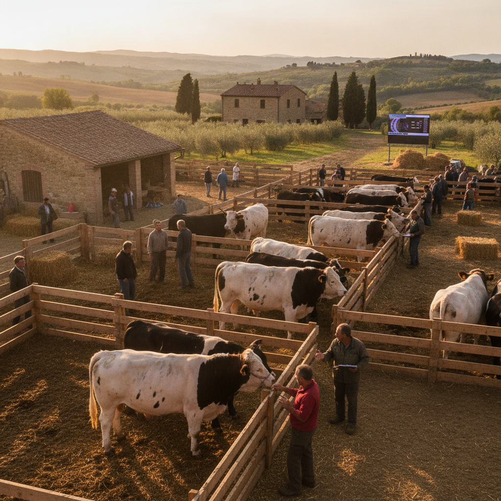Mercato Bovini Agosto 2026: Rapporto USA sui minimi e Previsioni per Vitelloni e Tori in Italia