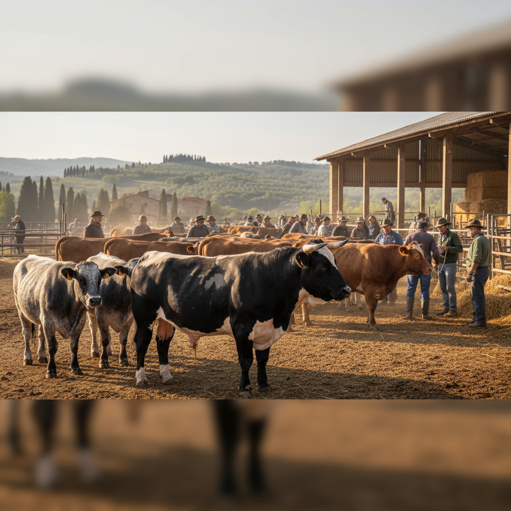 Mercato Bovini Giugno 2026: Toro Frisone, Manze Belghe, Incroci. Vendi o Compri?