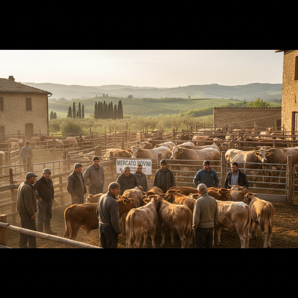 Mercato Bovini Maggio 2026: Strategie di Vendita tra Vitelloni in Calo e Ristalli in Forte Crescita
