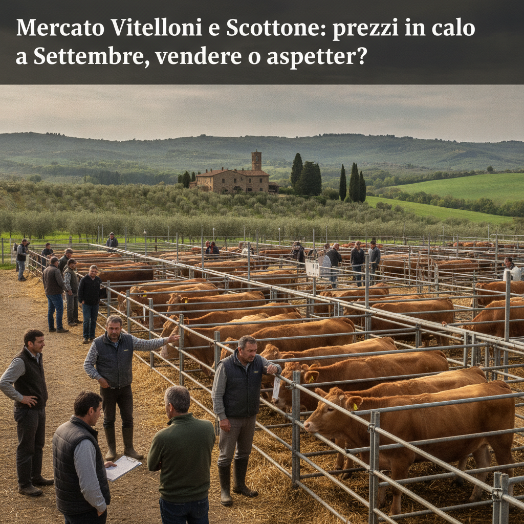 Mercato Vitelloni e Scottone: prezzi in calo a Settembre, vendere o aspettare?