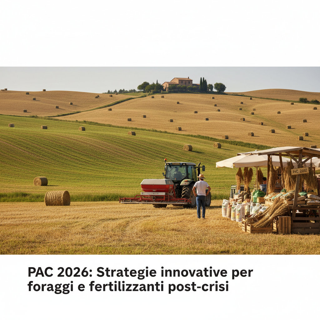 PAC 2026 e Aiuti di Stato: gestione fertilizzanti foraggi post-crisi mediorientale.