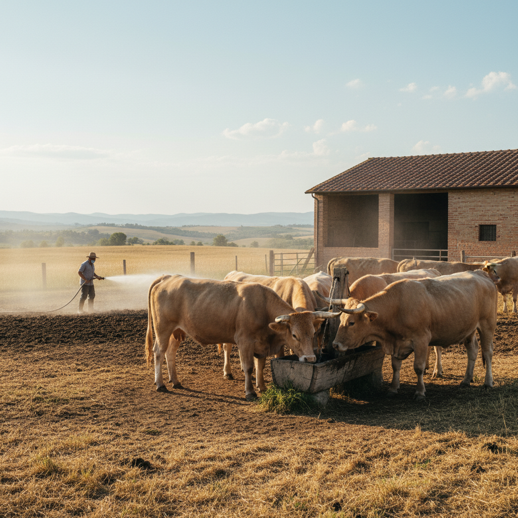 Polmonite e parassiti: proteggere i bovini in condizioni secche a maggio 2026