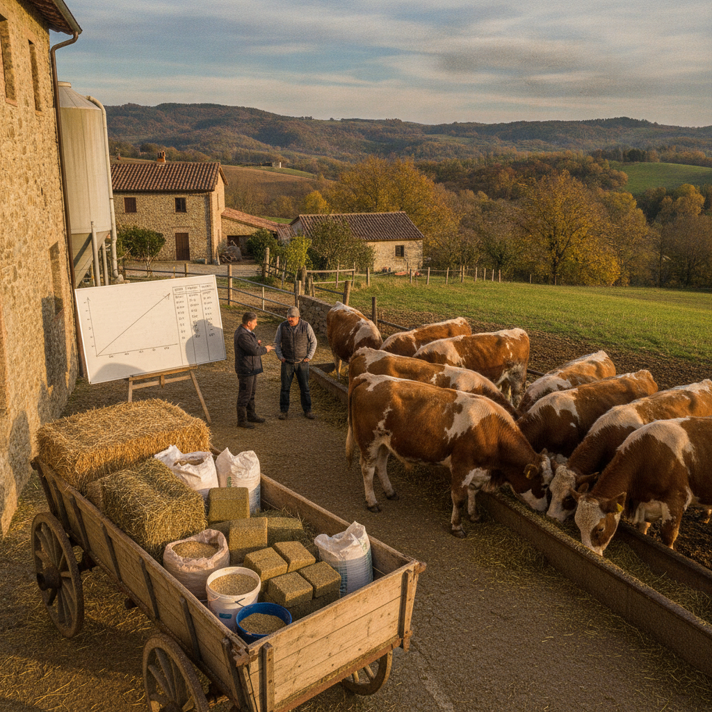 Razione Invernale Bovini 2026/27: Strategie per Affrontare Foraggi Cari e Tensioni Globali (Ottobre)