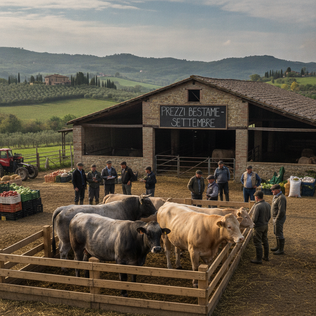 Ristalli Blue Belga e Limousine da 200kg: Navigare il Crollo dei Prezzi per Vendere o Comprare a Settembre
