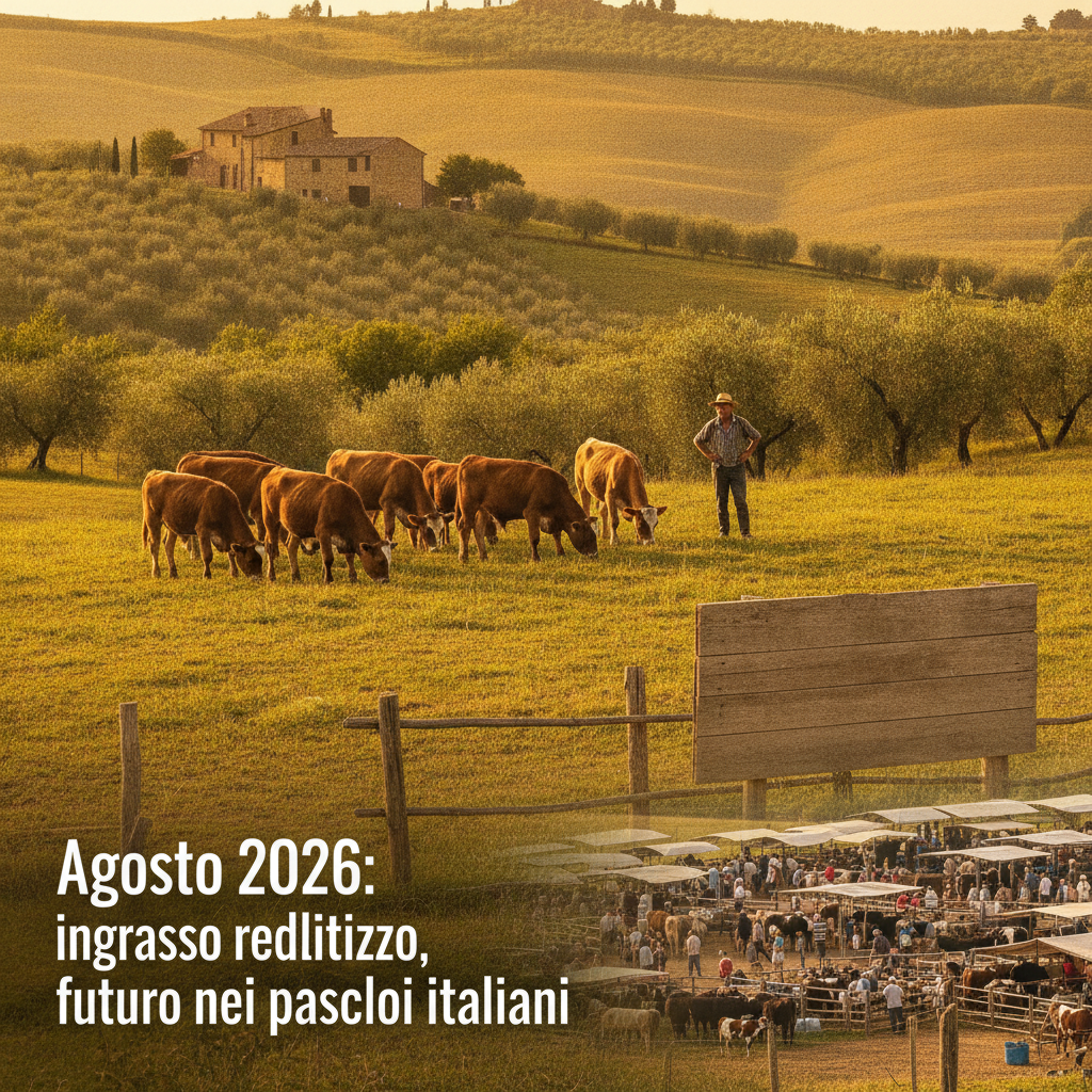 Ristalli e Vitelloni in calo: l'occasione di Agosto 2026 per l'ingrasso redditizio