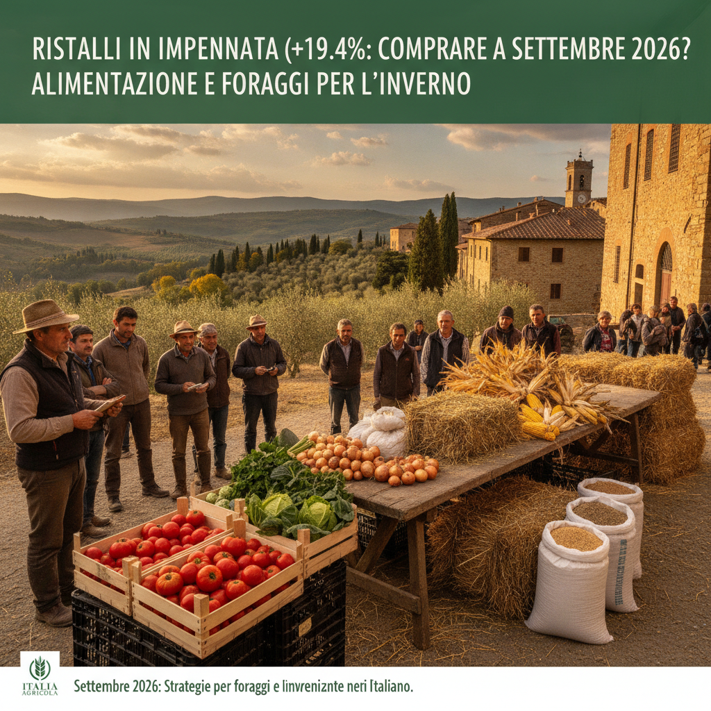 Ristalli in impennata (+19.4%): comprare a Settembre 2026? Alimentazione e foraggi per l'inverno