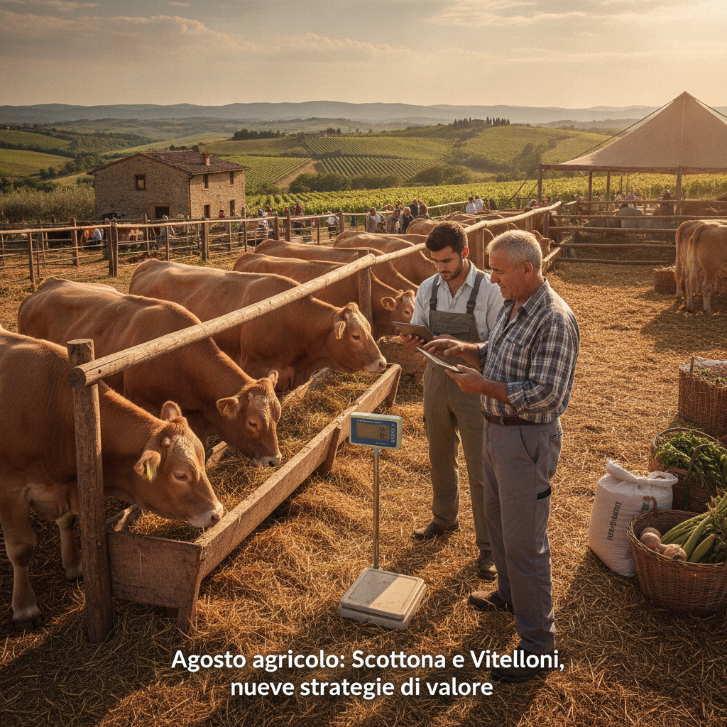 Scottona e Vitelloni in calo ad agosto: come calcolare il valore reale e massimizzare la vendita