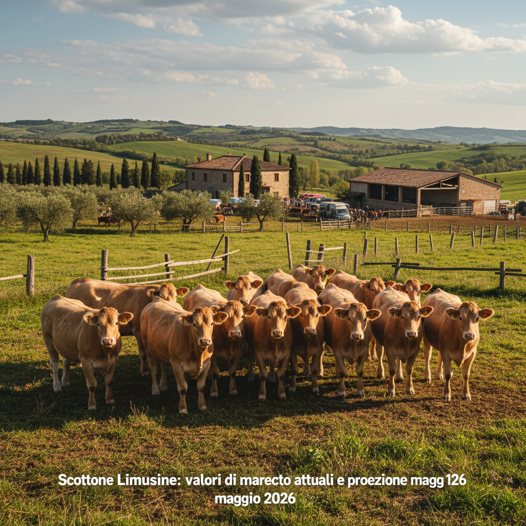 Scottone Limousine: prezzi attuali capi 7-10 mesi e prospettive mercato maggio 2026.