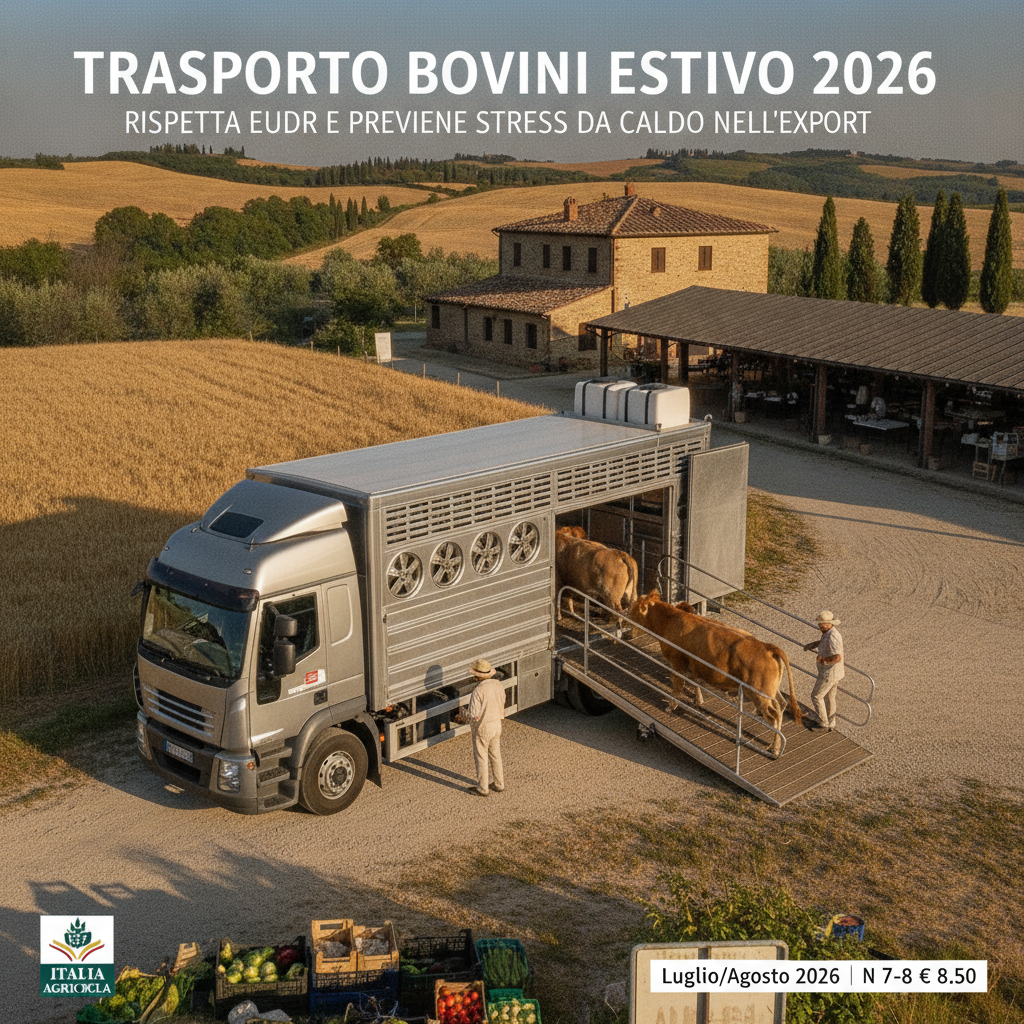 Trasporto Bovini Estivo 2026: Rispetta EUDR e Previene Stress da Caldo nell'Export
