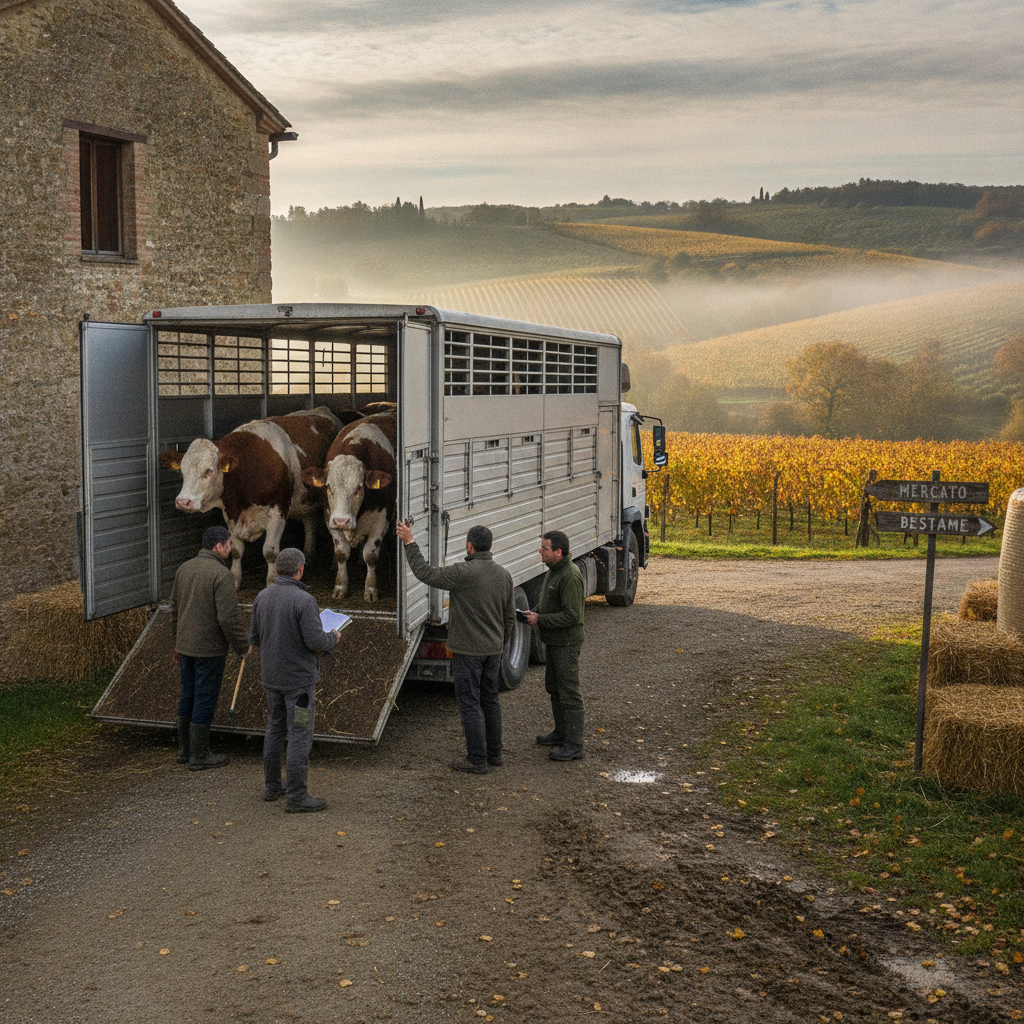 Trasporto bovini in autunno: prevenire stress e garantire benessere tra normative (DAB) e clima di ottobre