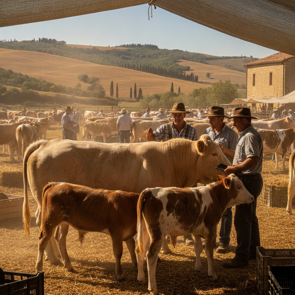 Valutare Vitelli e Vitelloni Incrocio: la Guida per stimare il Prezzo di Meticci Frisona-Limousine e Pezzata Rossa ad Agosto