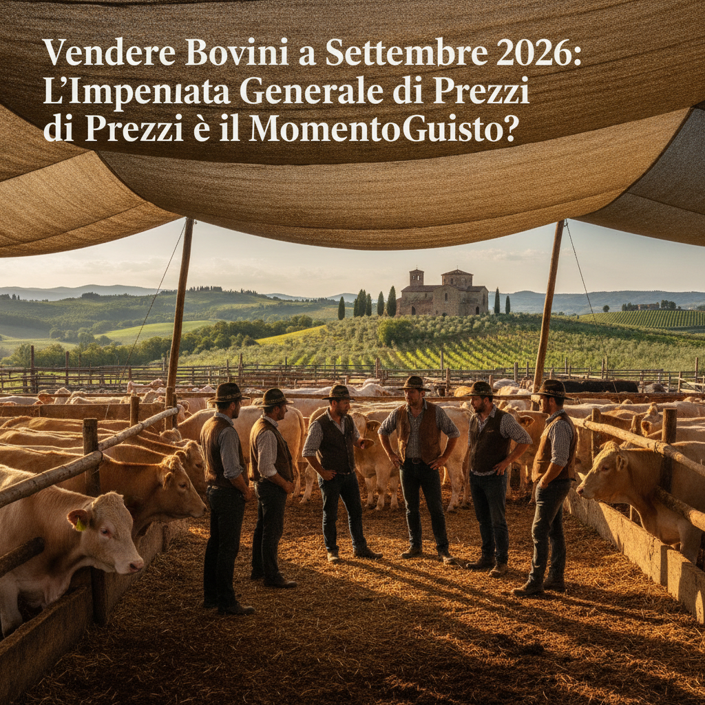 Vendere Bovini a Settembre 2026: L'Impennata Generale di Prezzi è il Momento Giusto?