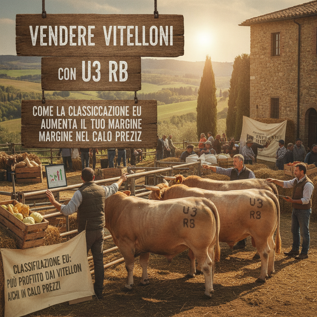 Vendere Vitelloni con U3 R3: Come la Classificazione EU Aumenta il Tuo Margine nel Calo Prezzi