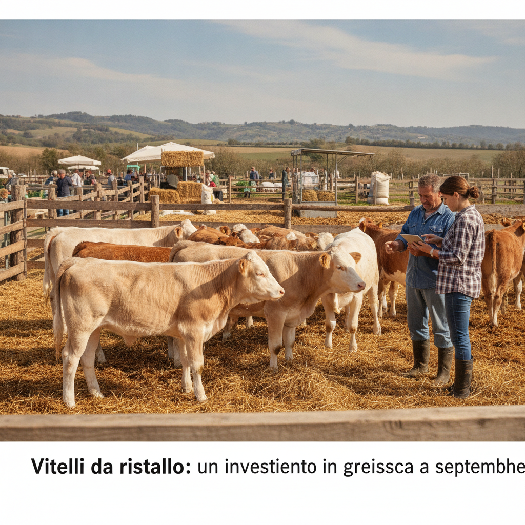 Vitelli da ristallo in impennata (+19,4%): conviene comprare svezzati a settembre?
