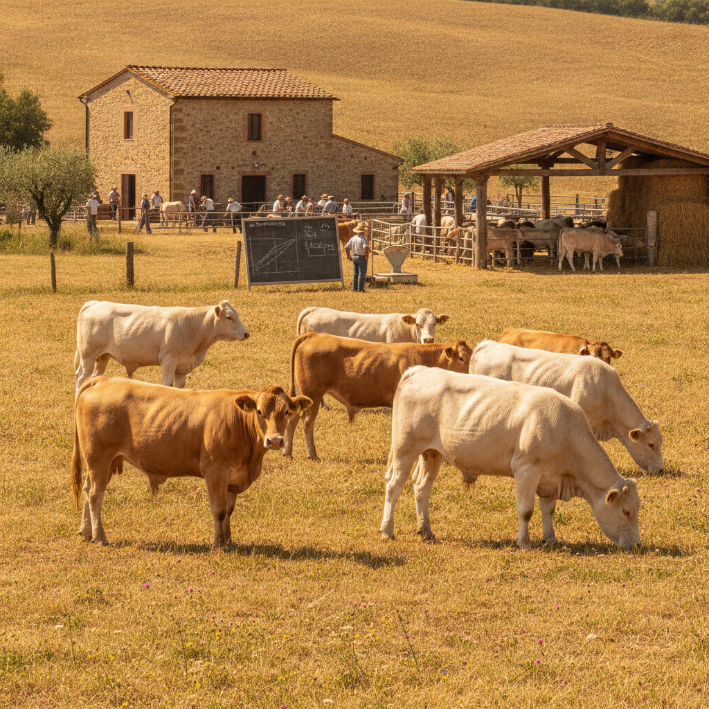 Vitelli e Vitelloni, un Agosto d'Oro: conviene comprare o vendere ora? Analisi prezzi Limousine e Romagnola