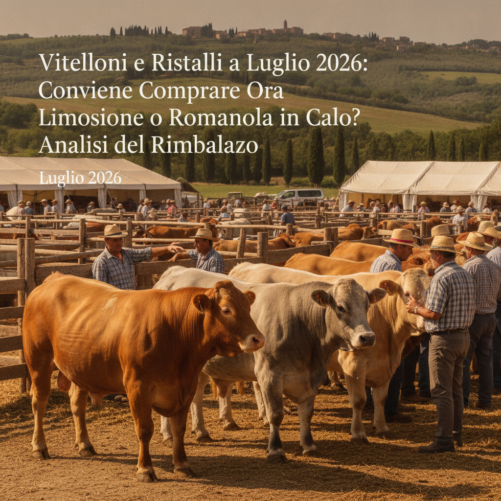 Vitelloni e Ristalli a Luglio 2026: Conviene Comprare Ora Limousine o Romagnola in Calo? Analisi del Rimbalzo
